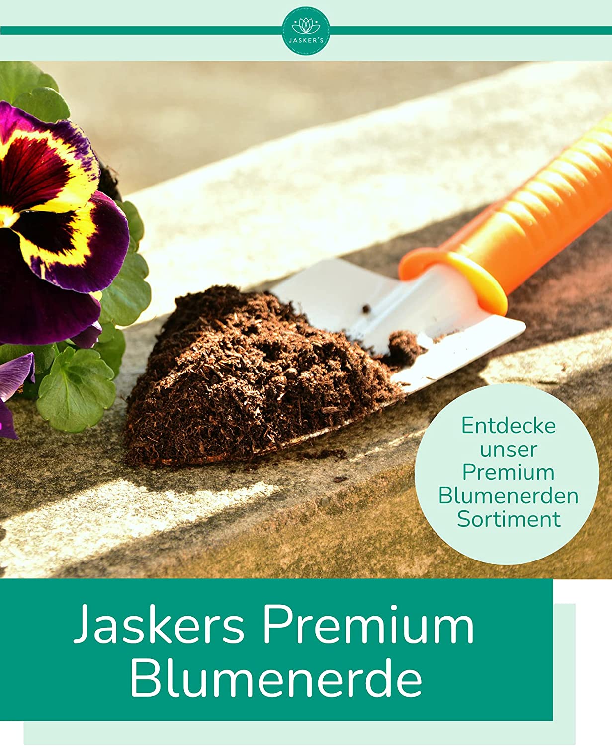 JASKERS® SPARSET Palmenerde Bio + 250ml Palmendünger | Premium Blumenerde Für Palmen